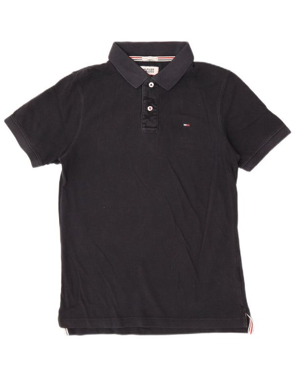 Polo Tommy Hilfiger Hombre Algodón Negro Mediano