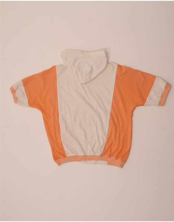 Rodeo Jersey con capucha y gráfico extragrande para mujer UK 10 Small Naranja Colorblock