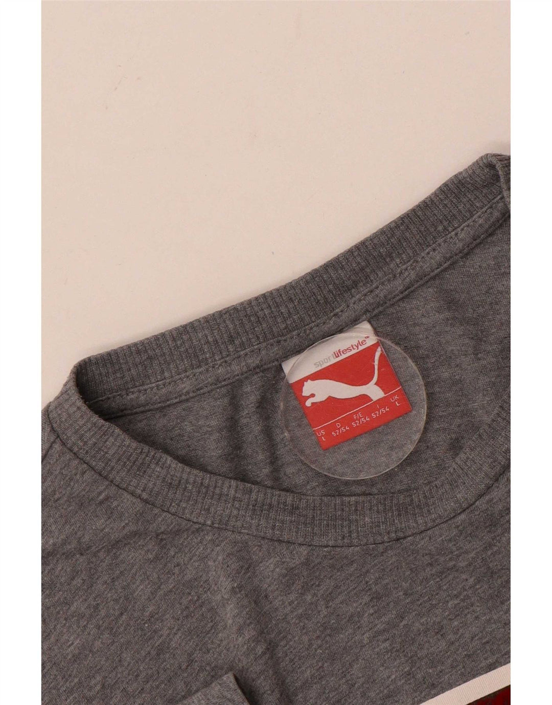 Puma - Camiseta gráfica para hombre, talla grande, color gris