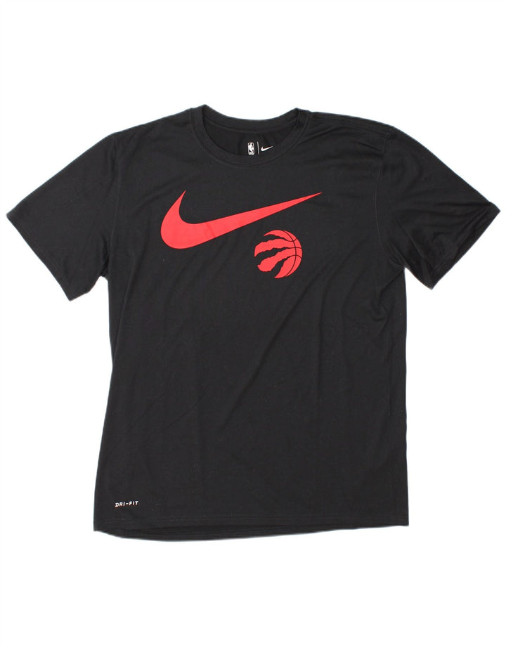 Nike Dri Fit Graphic Camiseta para hombre, talla grande, poliéster negro