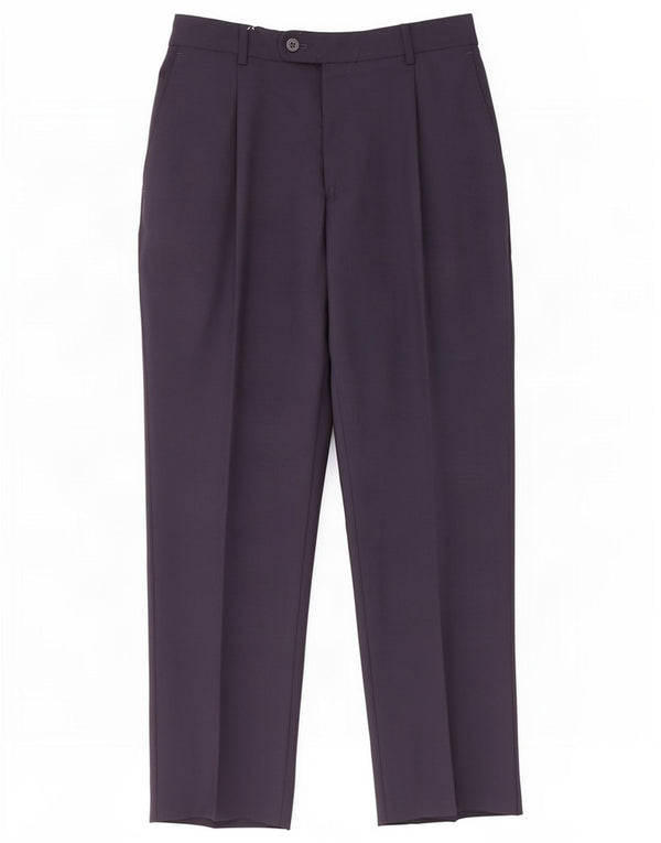 Massimo Dutti Pantalón De Traje Crop Pegged Hombre EU 40 Medium W31 L26 Azul Marino