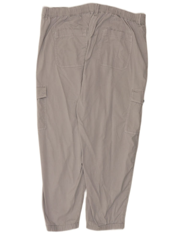 Marks & Spencer Pantalones Cargo Joggers para Mujer UK 20 2XL W40 L27 Gris