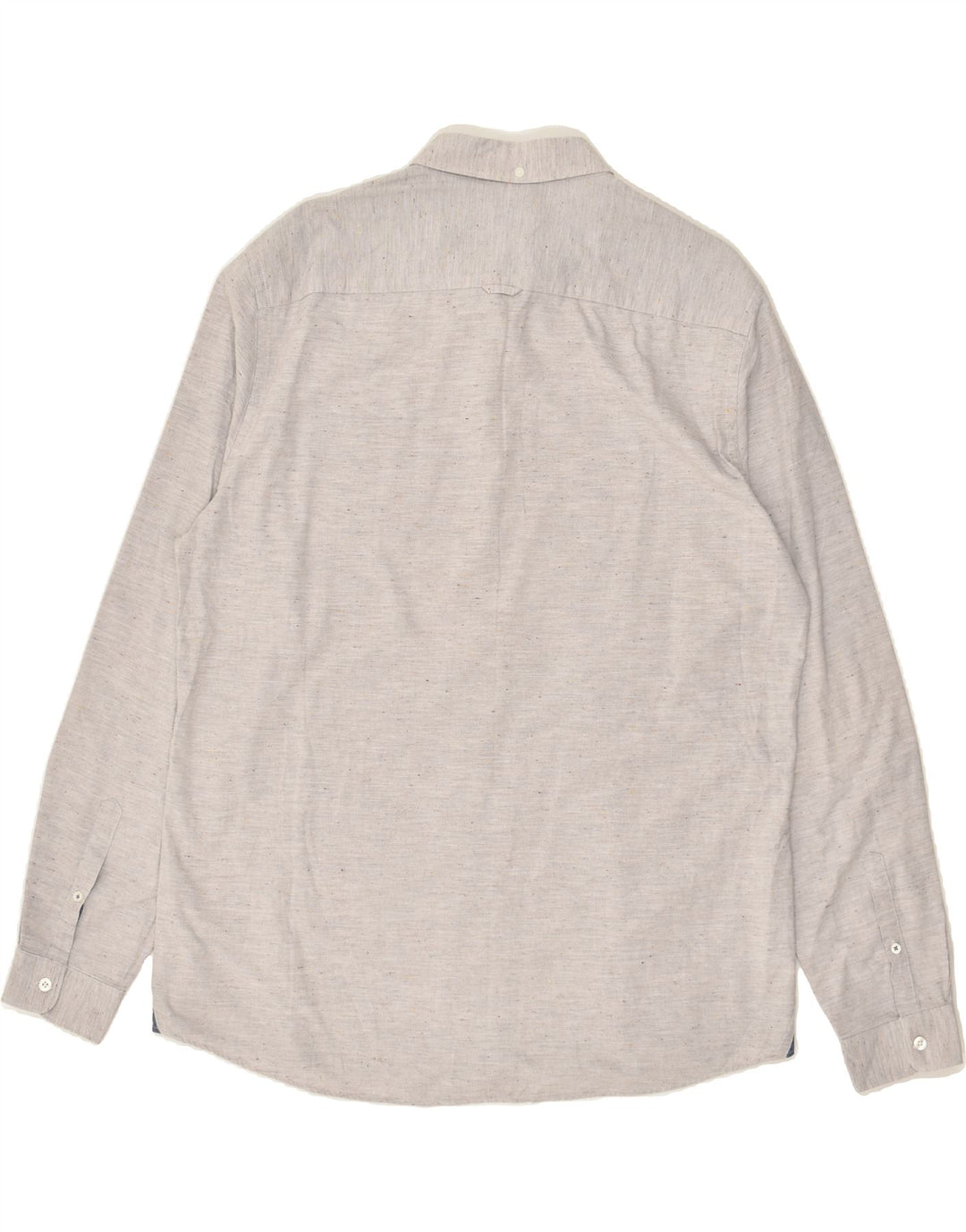 JULES Mens Slim Shirt 2XL Grey Flecked | Vintage Jules | Thrift | Second-Hand Jules | Used Clothing | Messina Hembry 