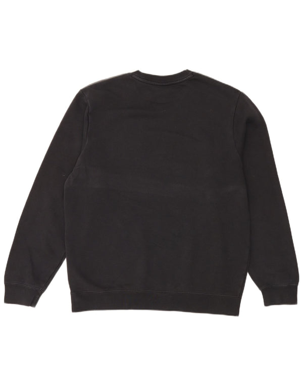Nike Hombre Sudadera con gráfico tipo jersey de algodón color block en color negro mediano