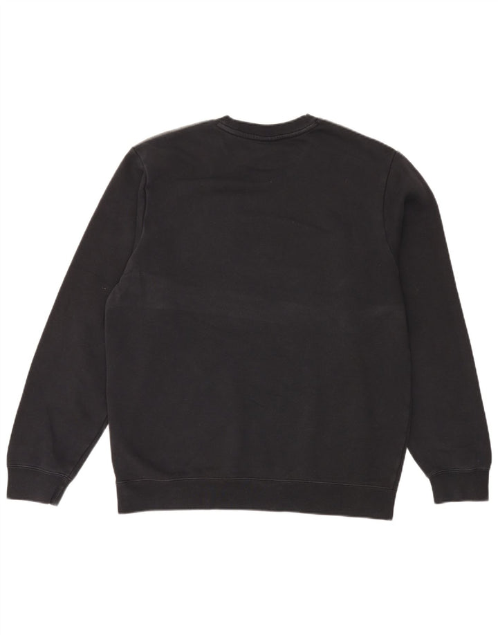 Nike Hombre Sudadera con gráfico tipo jersey de algodón color block en color negro mediano