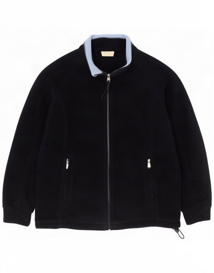Marks & Spencer Chaqueta polar para mujer UK 44 Grande Azul marino Poliéster