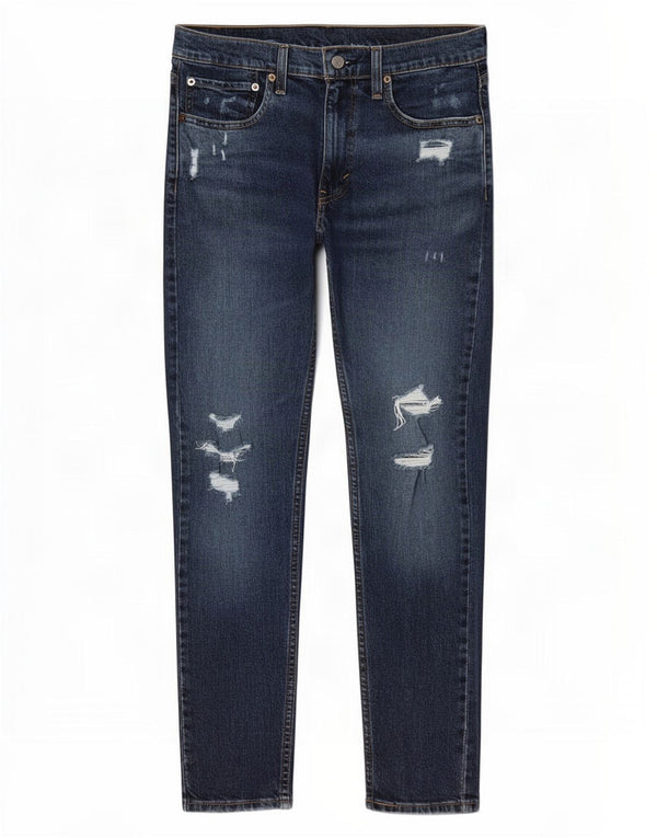 Levi's Hombre 519 Slim Jeans W32 L30 Algodón Azul Marino