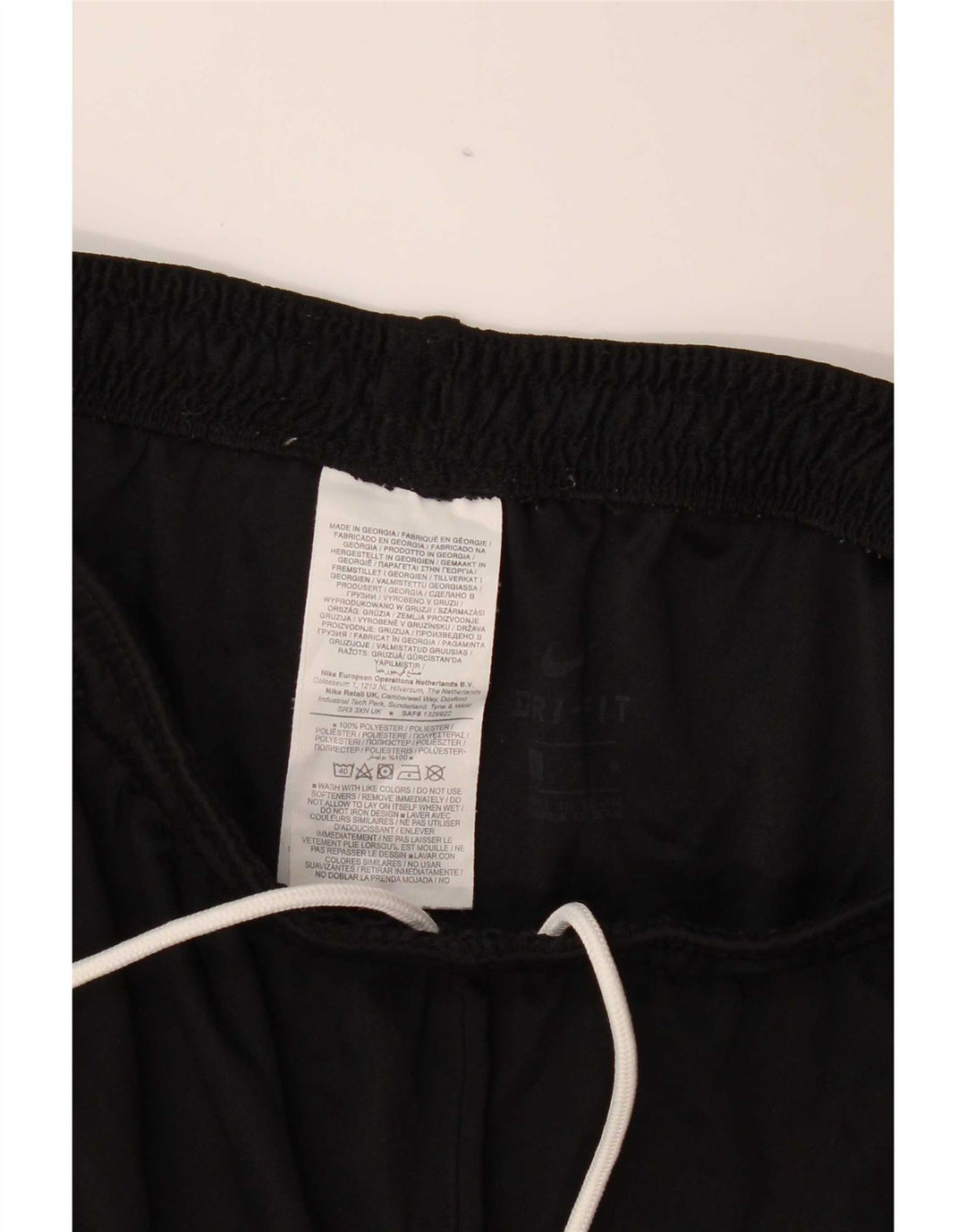 Nike South Shields F.C. para hombre Pantalón Corto Deportivo Grande Poliéster Negro