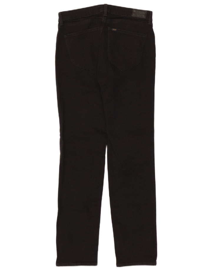 Vaqueros rectos Marion para mujer Lee W31 L33 Algodón negro