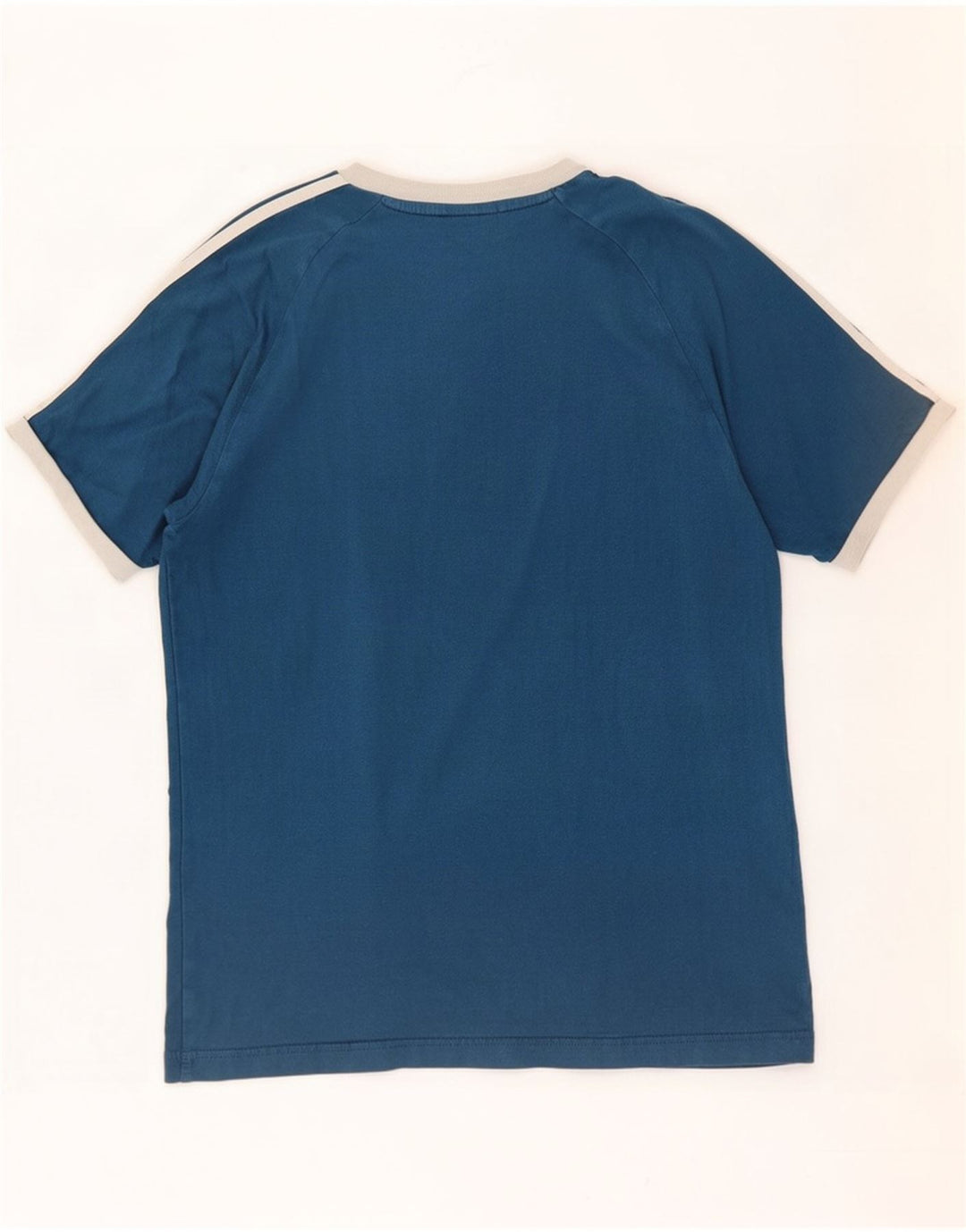 Camiseta Adidas Hombre Top Azul Medio Algodón