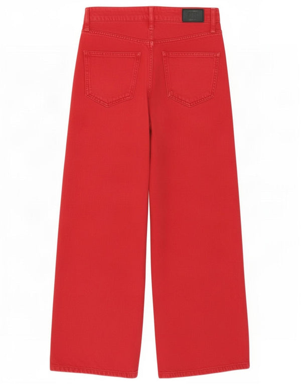BDG Vaqueros de pierna ancha para mujer W24 L27 Algodón rojo