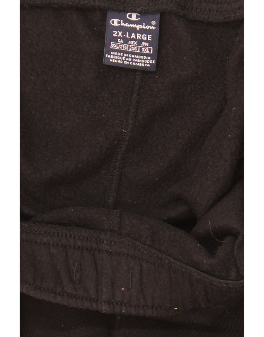 Champion Pantalones De Chándal Para Hombre 2XL Negro