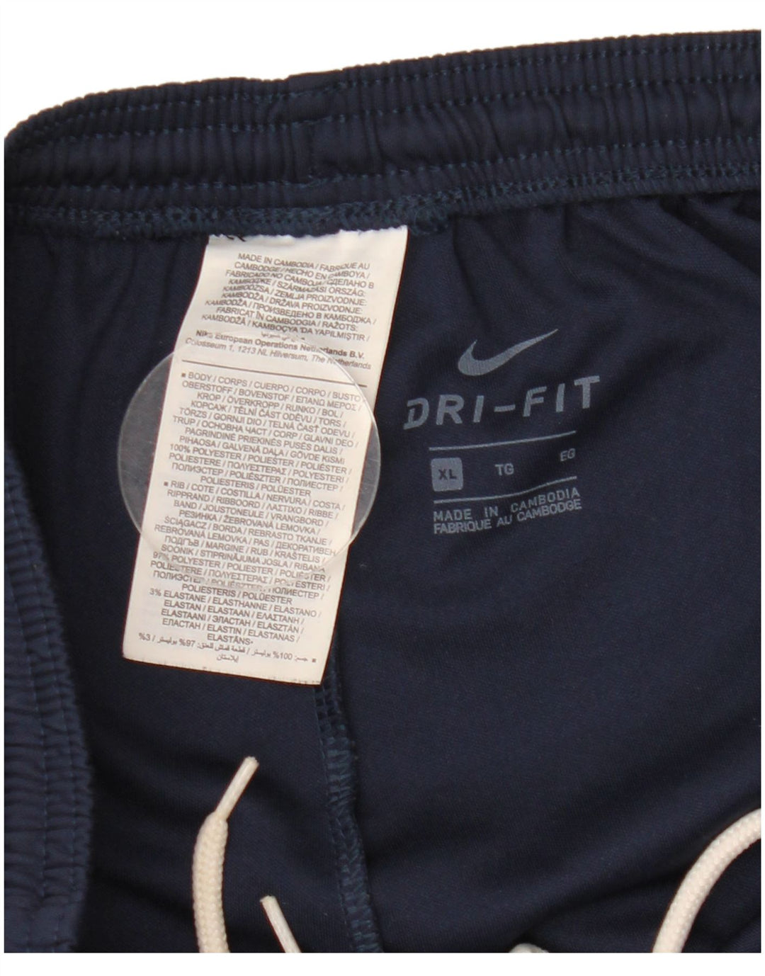 Nike Dri Fit Graphic Pantalones de chándal para Hombre XL Azul Marino Poliéster