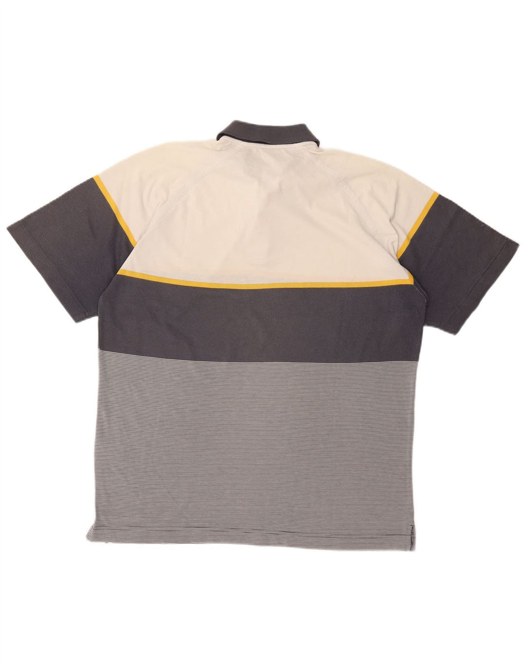 LOTTO Polo Hombre ES 42/44 XL Algodón Color Block Gris