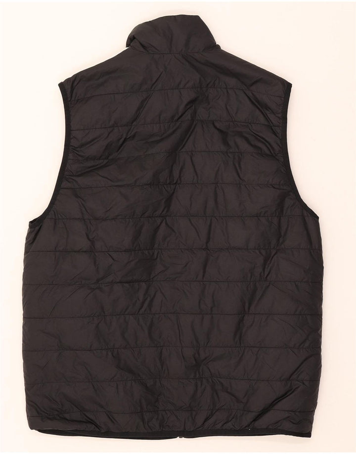 Adidas Chaleco acolchado para hombre UK 38 Medium Negro Poliamida