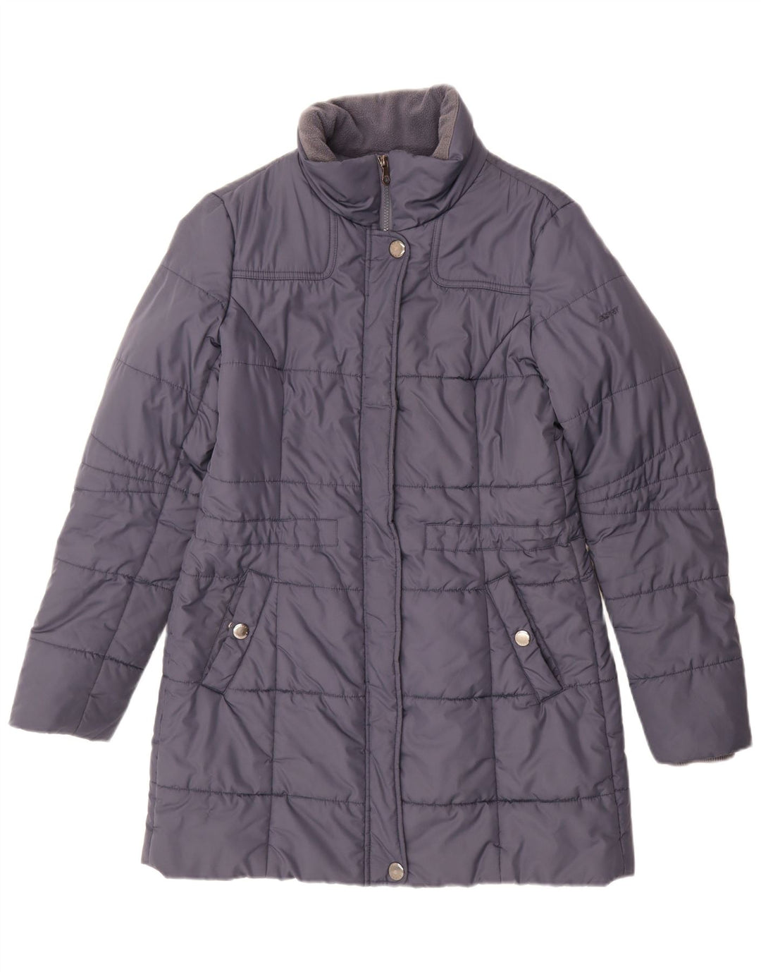 Esprit Abrigo acolchado para mujer UK 12 Medium Azul marino