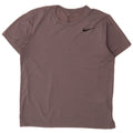 Camiseta Nike Dri Fit para hombre Top poliéster moteado gris medio