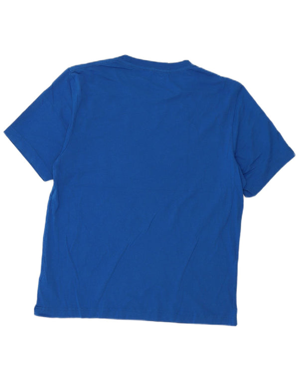 Dkny Camiseta para mujer Top UK 44 Grande Azul Algodón