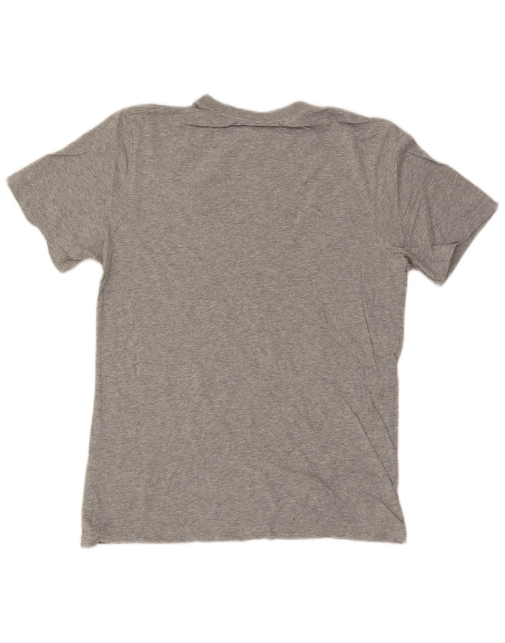 Nike - Camiseta para hombre, talla pequeña, algodón moteado gris