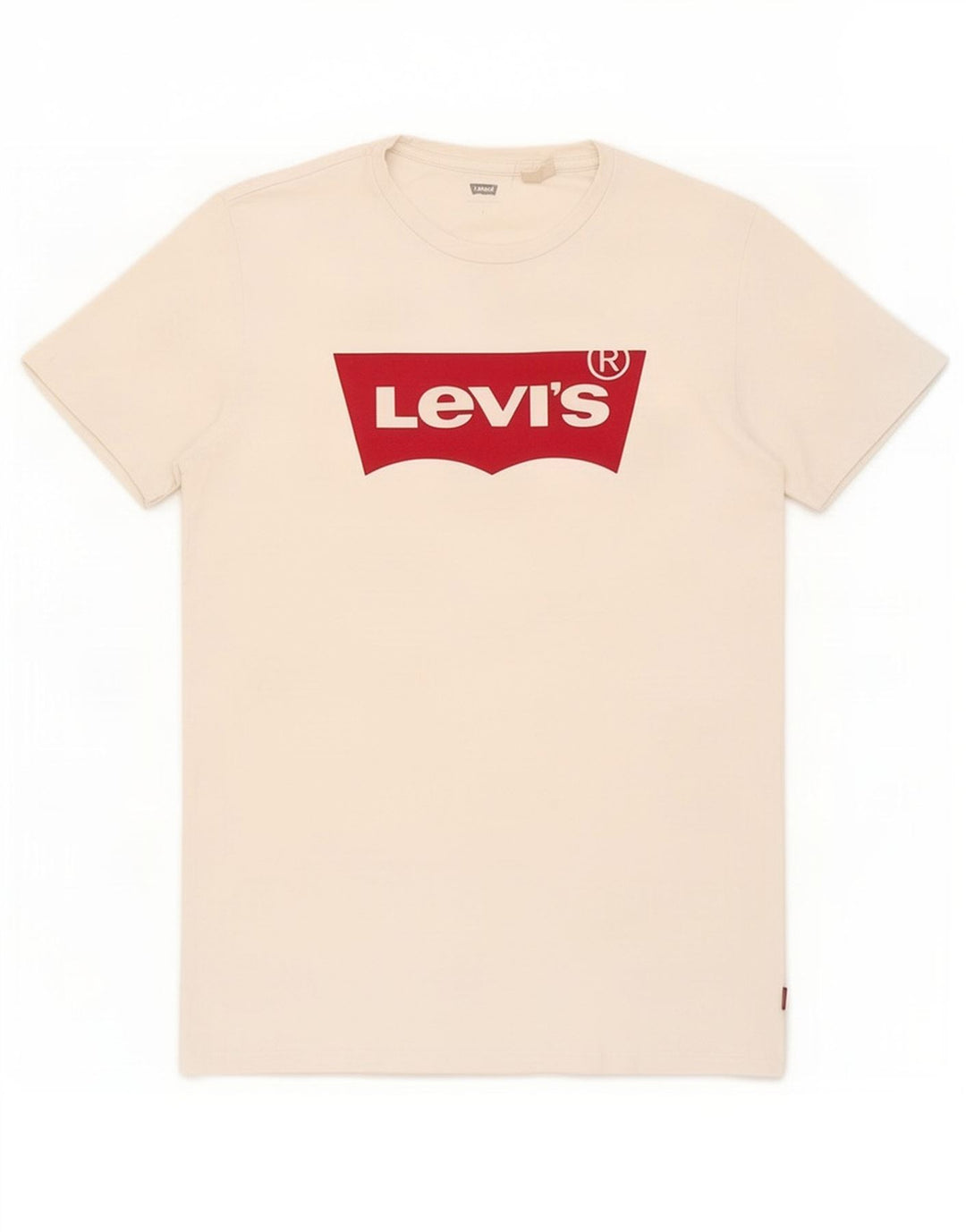 Levi's Camiseta gráfica para hombre Top Small White
