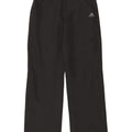 Adidas Pantalones rectos para mujer UK 12 Medium W30 L31 Poliéster negro