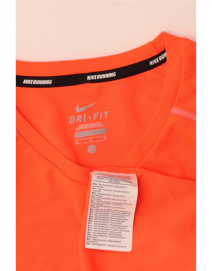 Camiseta Nike Dri Fit para hombre Top Naranja medio Colorblock Poliéster