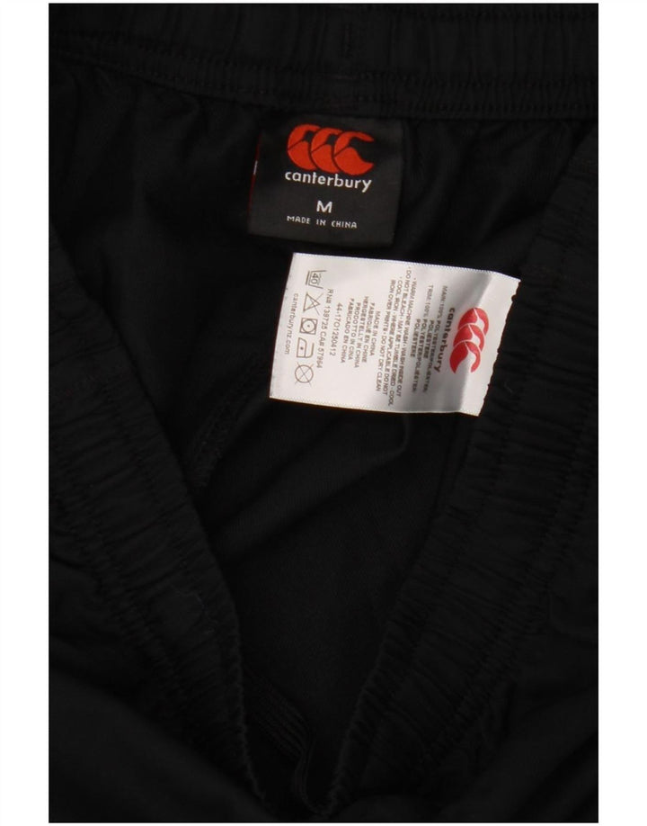 Canterbury Pantalones cortos deportivos para hombre Poliéster negro mediano