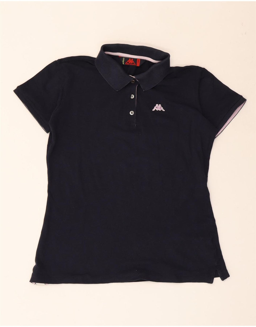 KAPPA Polo Niña 13-14 Años XL Azul Marino Algodón