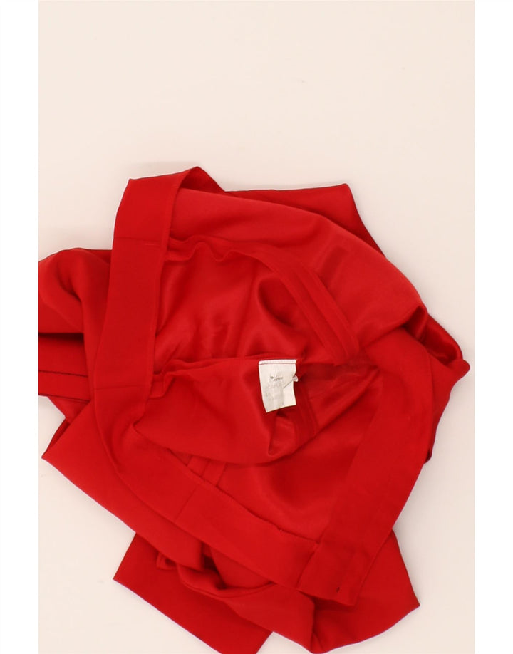 VINTAGE Womens Blazer Jacket IT 40 Small Red Polyester Vintage Vintage and Second-Hand Vintage from Messina Hembry 