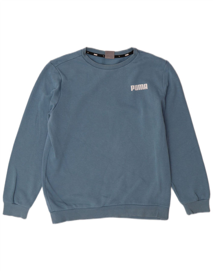 Puma Hombre Sudadera Jumper Small Azul Algodón