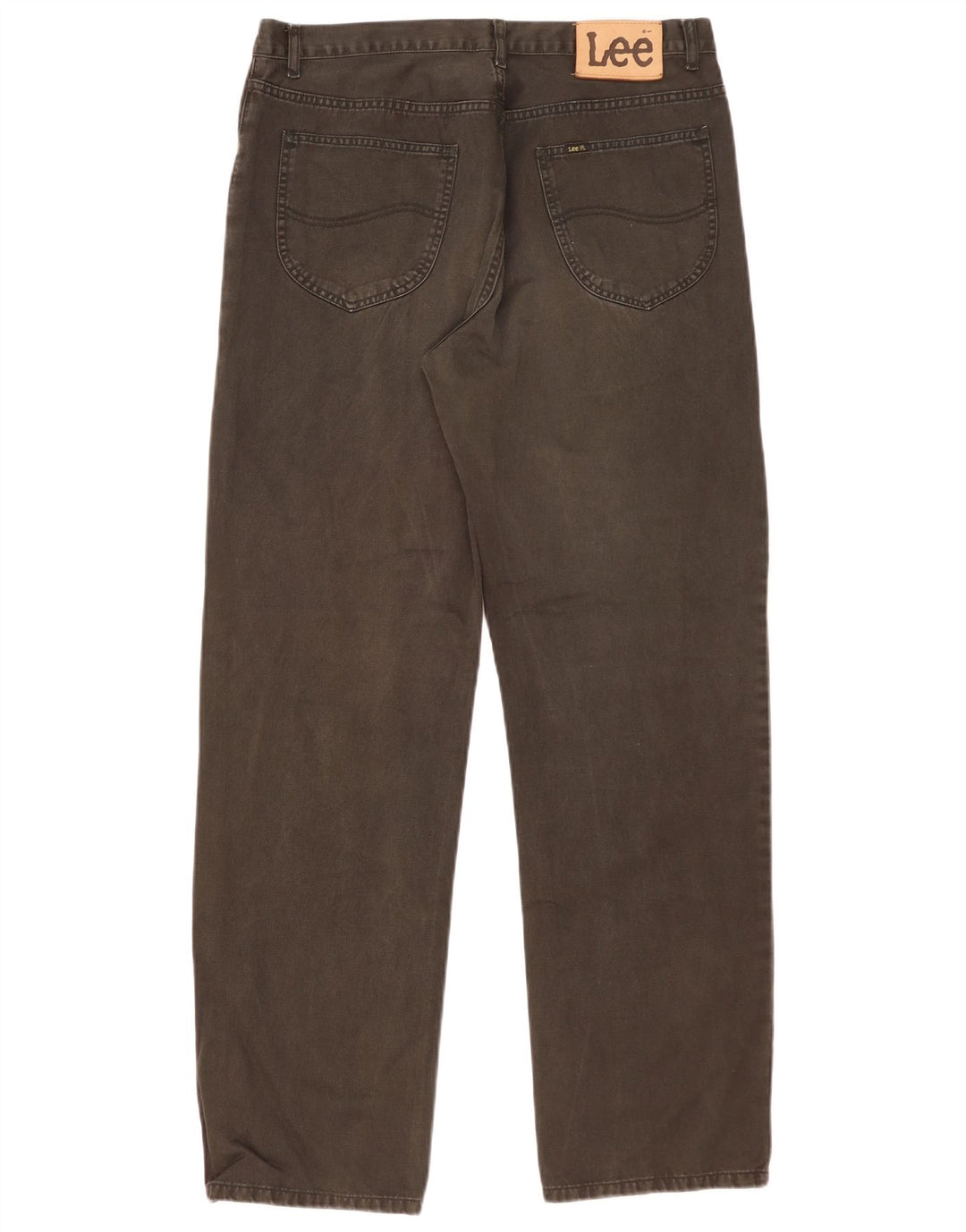 Vaqueros rectos Lee para hombre W34 L32 Algodón negro