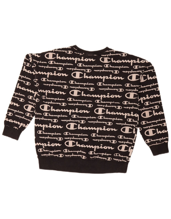 Champion Sudadera con gráfico para niñas 15-16 años 2XL Negro