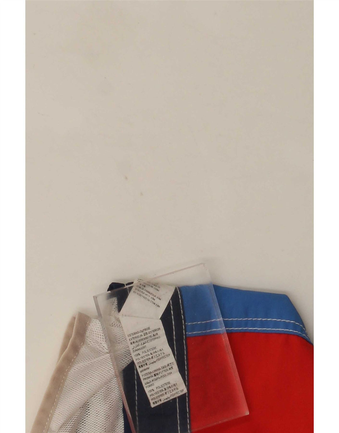Benetton Camiseta de tirantes estampada para niños 10-11 años XL Poliéster color block rojo