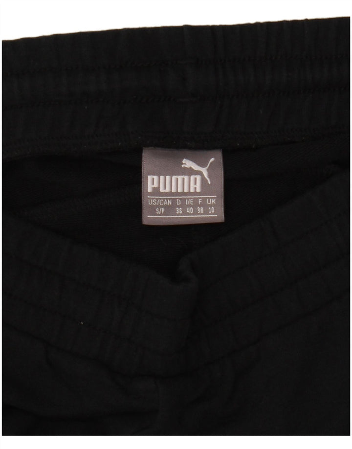 Puma Mujer Chándal Pantalones Joggers UK 10 Small Negro