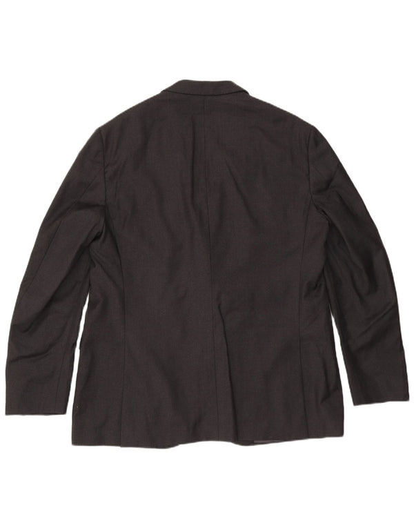 Polo Ralph Lauren Chaqueta tipo blazer de 2 botones para hombre UK 44 XL Lana gris