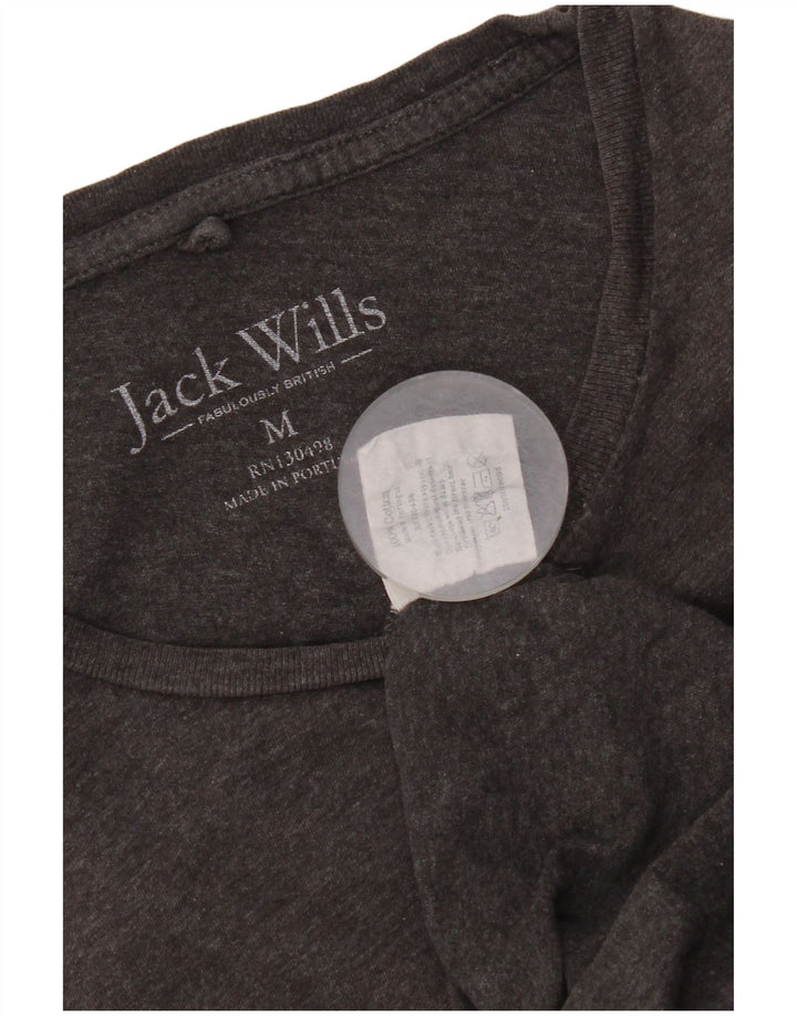 Camiseta Mujer Jack Wills Top Algodón Gris Medio