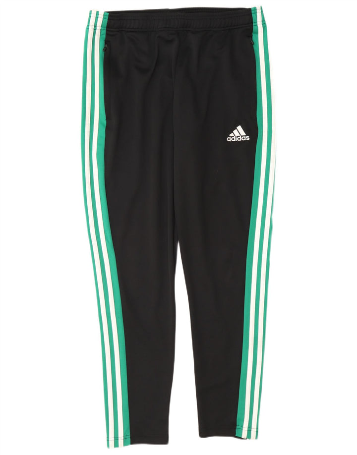 Adidas Hombre Climalite Pantalones De Chándal Grande Negro Colorblock Poliéster