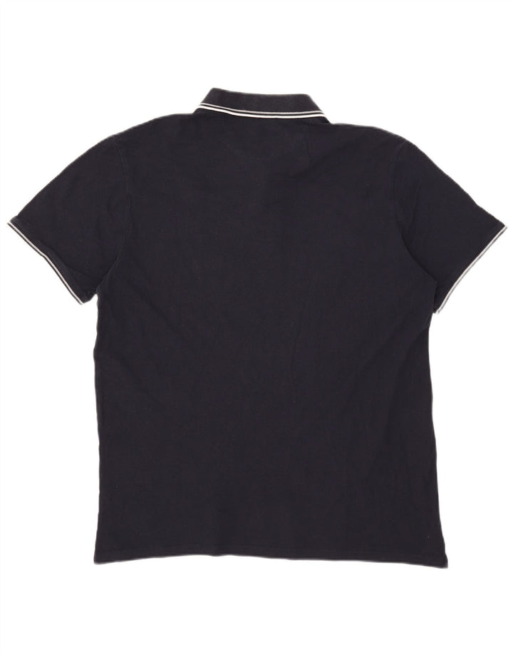 Champion Polo para hombre 2XL Azul Marino Rayas