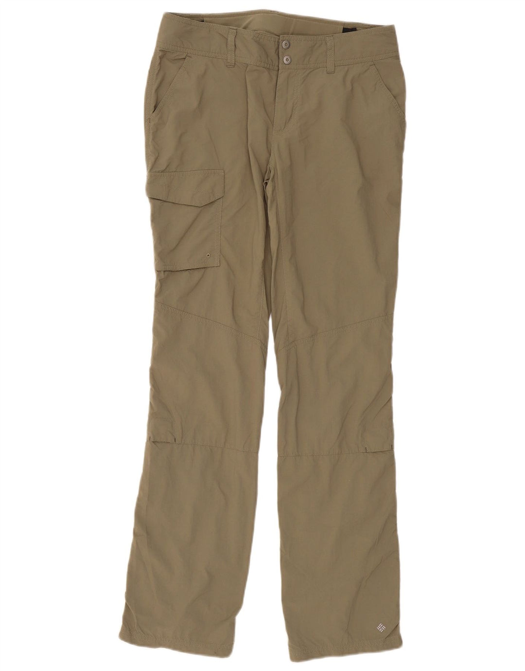 COLUMBIA Pantalones cargo regulares para mujer US 6 Medium W32 L32 Caqui