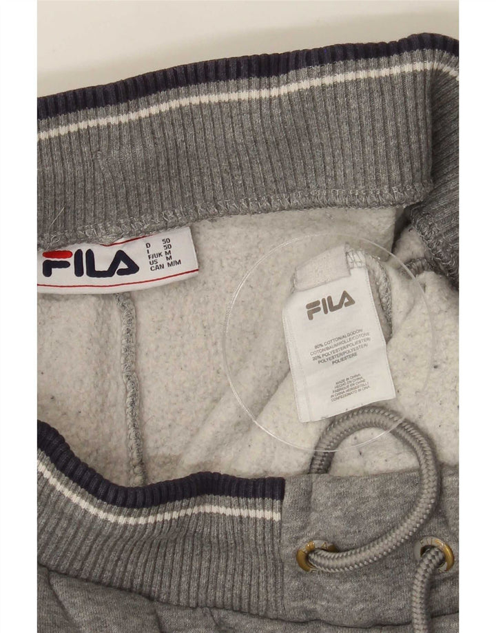 Pantalones Fila Hombre De Chándal De Algodón Gris Medio
