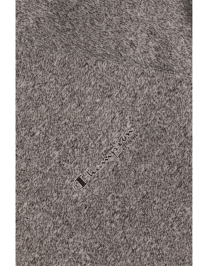 Champion Chaqueta De Chándal Con Gráfico Para Hombre Grande Gris Moteado