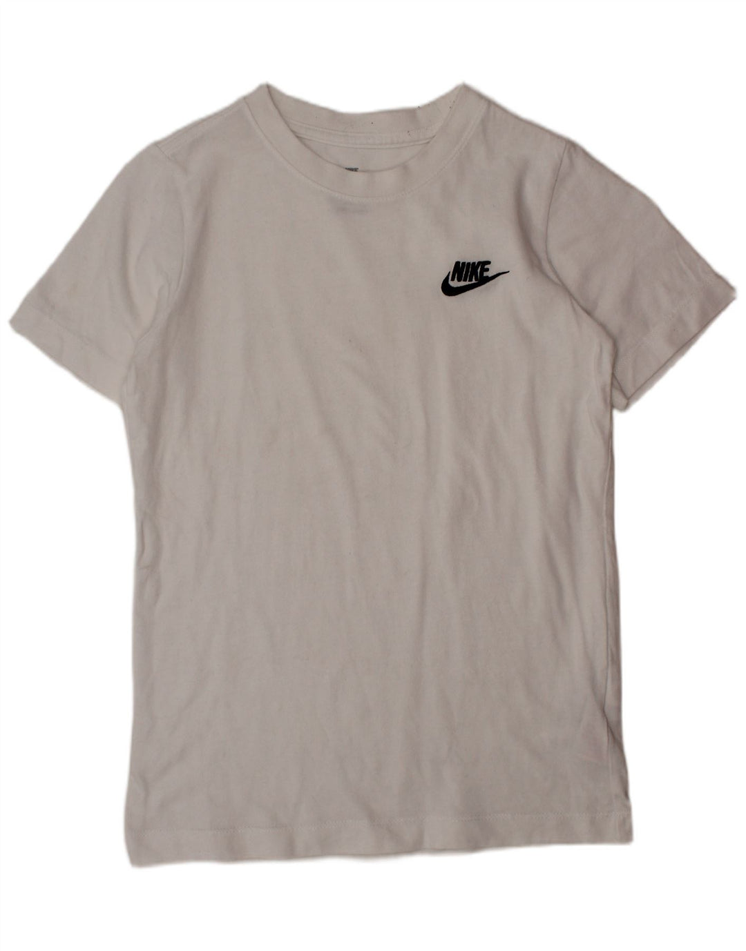 NIKE Camiseta para niño Top 8-9 años Small Blanco Algodón