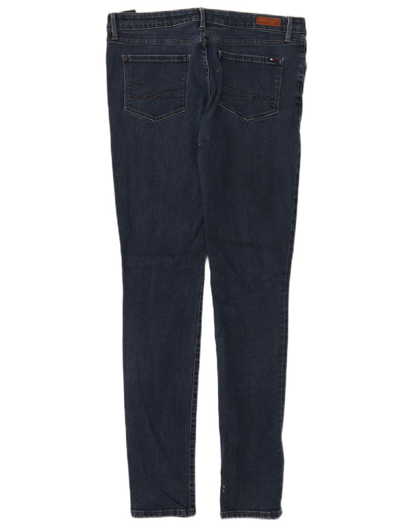 Tommy Hilfiger Vaqueros pitillo para mujer medianos W30 L32 algodón azul marino