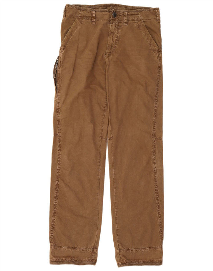 Murphy & Nye Pantalones cargo rectos para hombre W33 L34 Algodón marrón