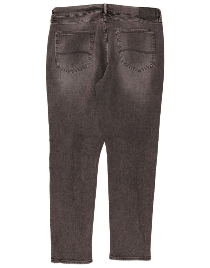 Marks & Spencer Vaqueros ajustados para hombre W36 L31 Algodón gris