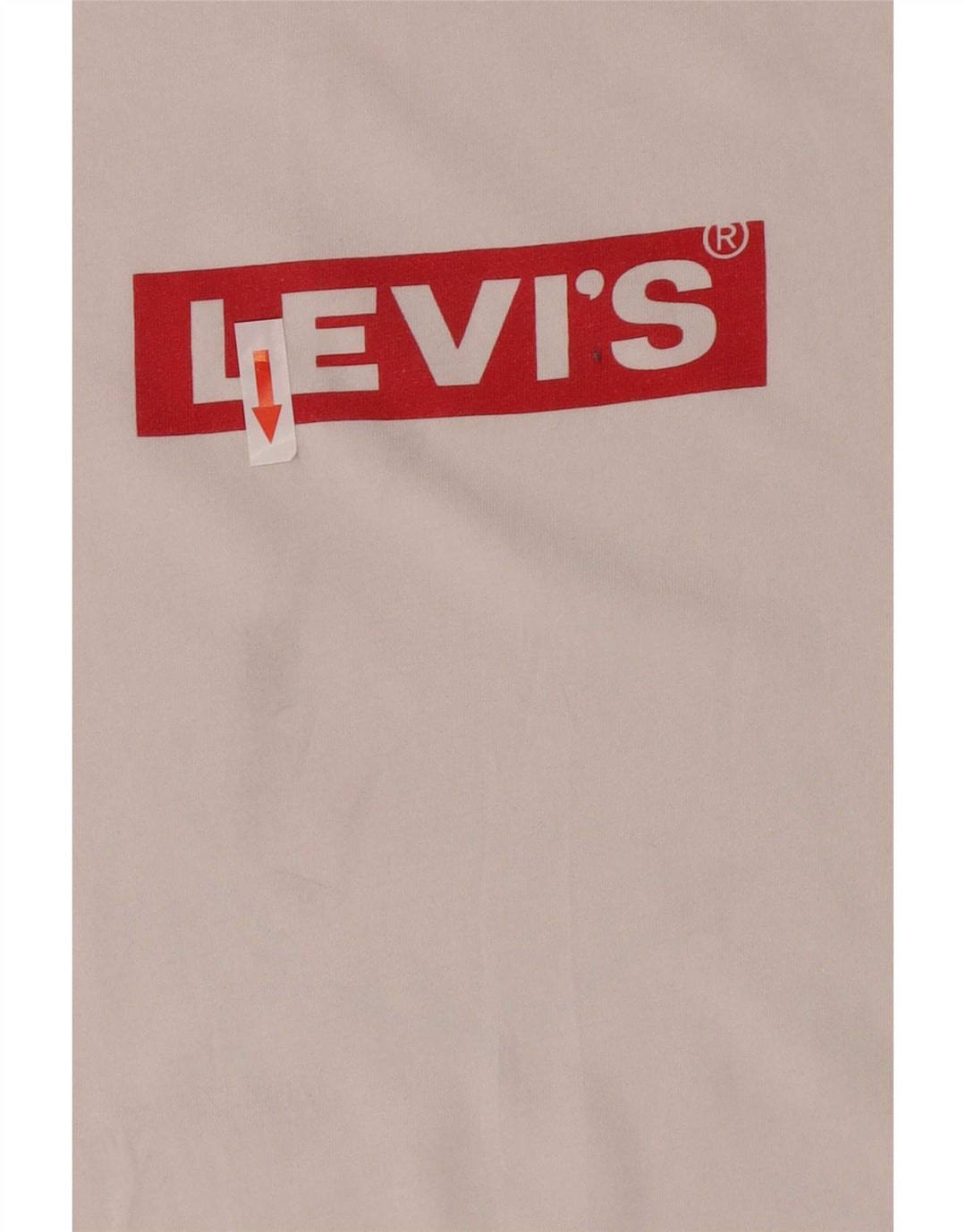 Levi's Hombre Camiseta Gráfica Top Medio Blanco
