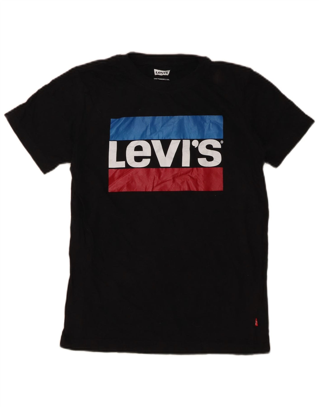 Levi's Camiseta gráfica para niños 10-11 años Mediana Negro Algodón
