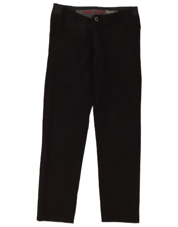 Harmont & Blaine Pantalones chinos rectos para mujer IT 44 Medium W32 L28 Negro