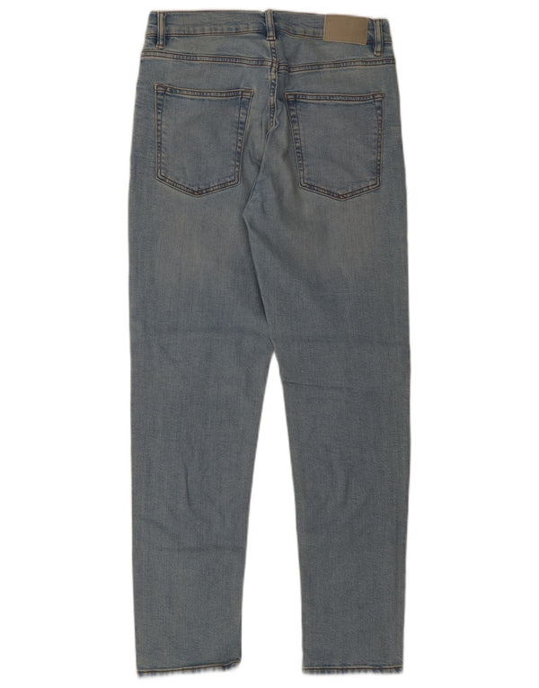 Zara Jeans rectos para hombre EU 40 Medium W31 L31 Algodón azul