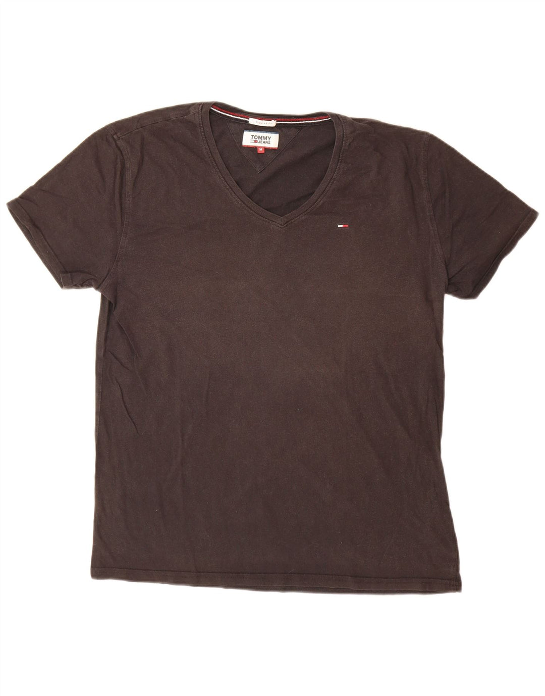 Camiseta Tommy Hilfiger Hombre Top Medium Negro Algodón